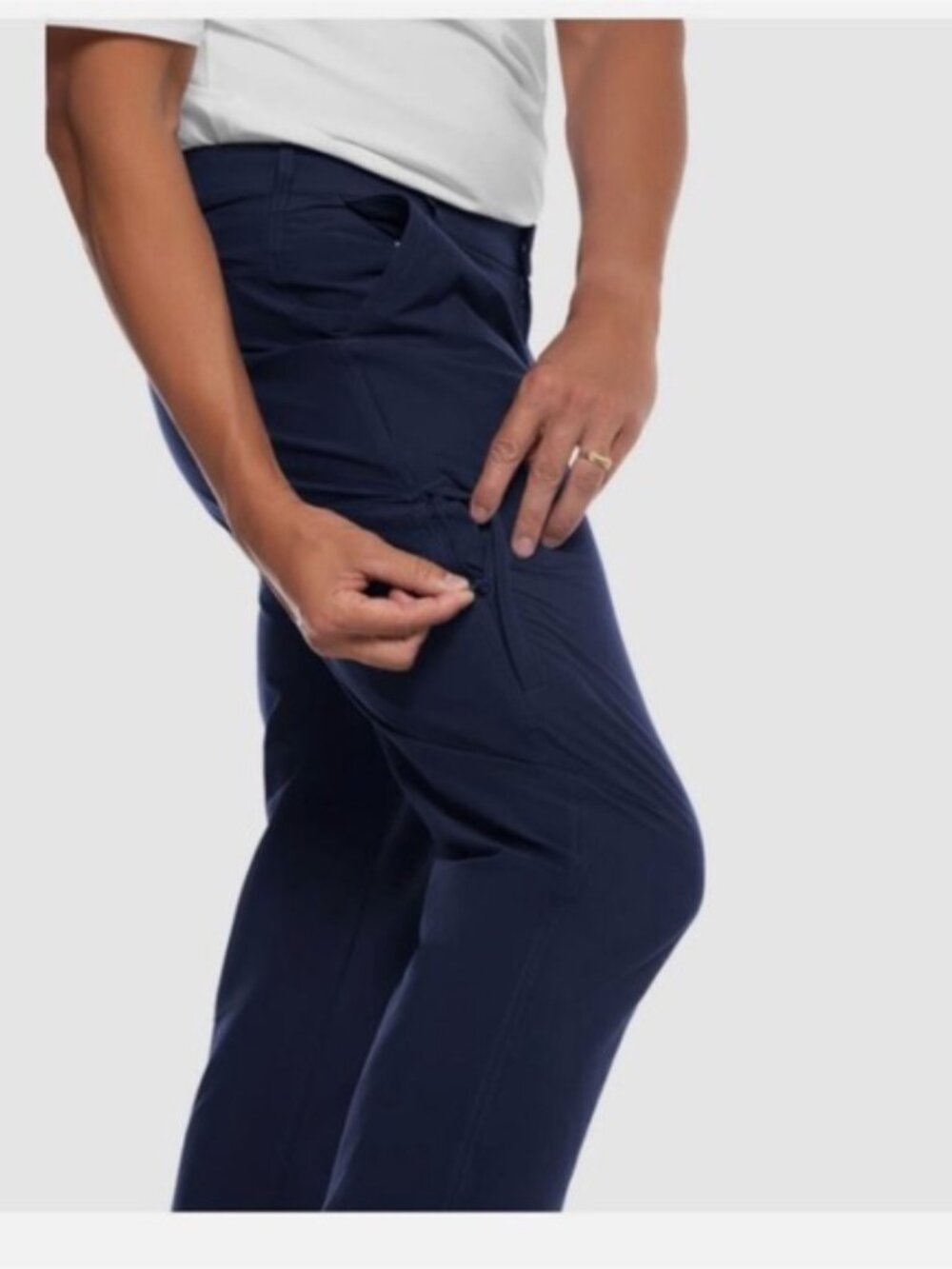 Coolibar Men’s Golf Travel Pants UPF 50+ Avalos Pants NWT Blue size 34 - Picture 2 of 15
